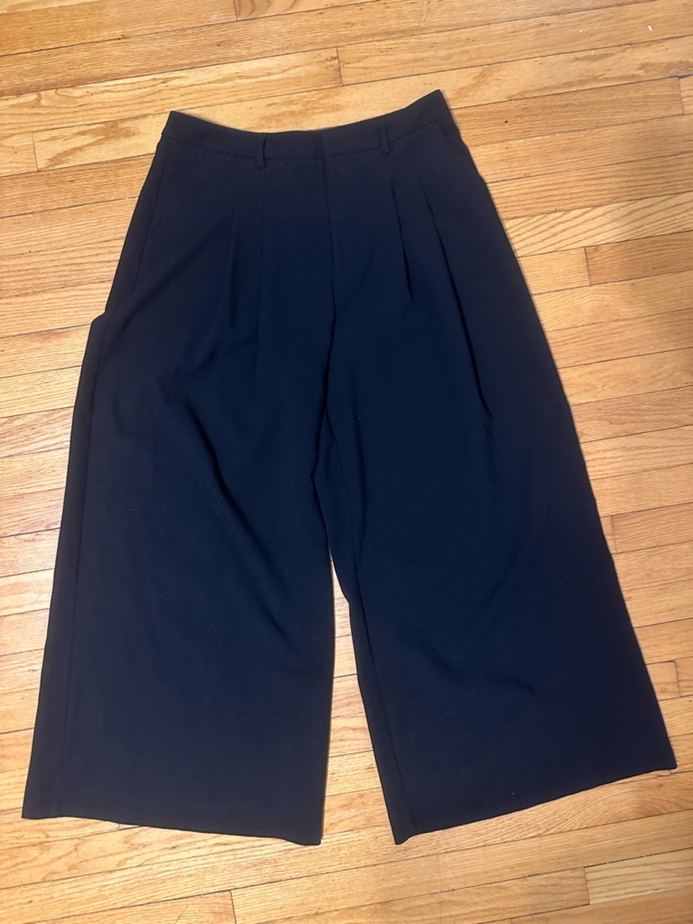 Anthropologie Wide-Leg Black Pants
